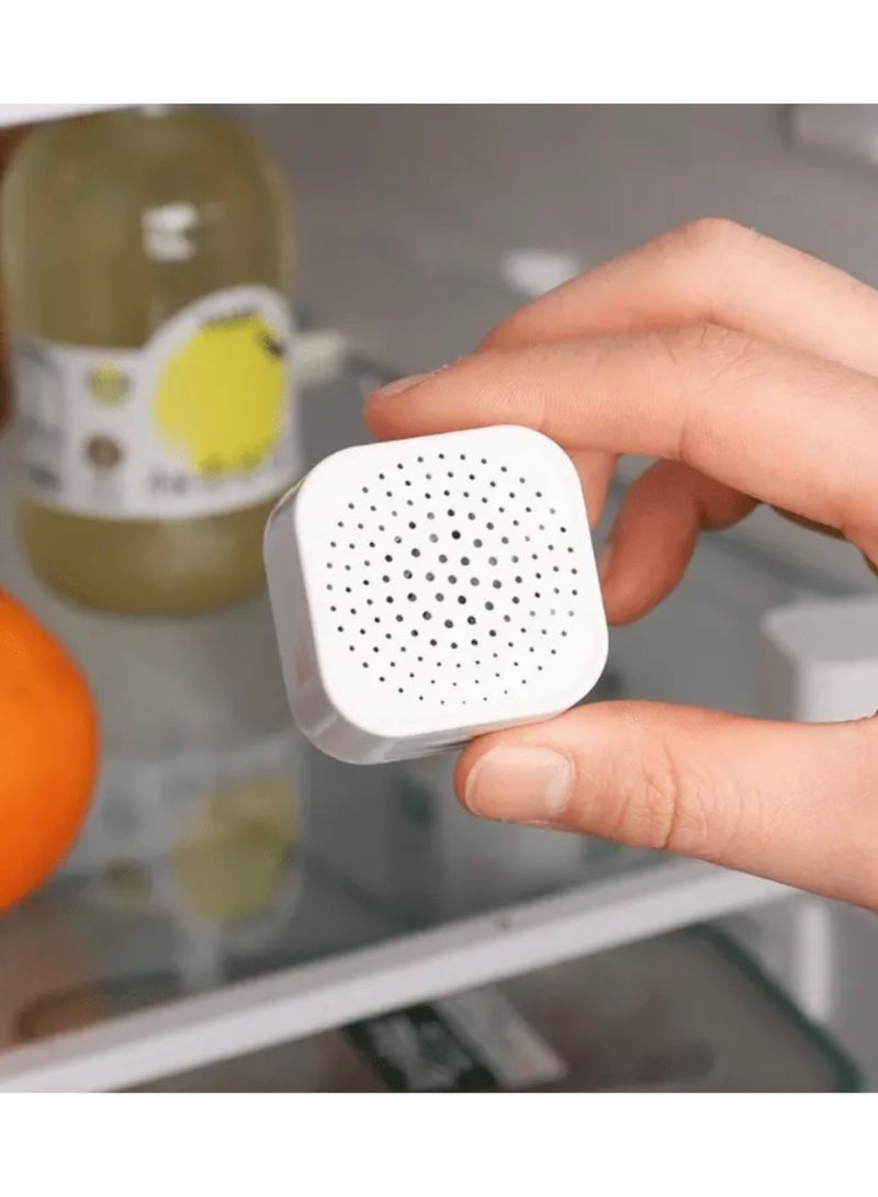 كلين ويف مزيل الروائح الكريهة لثلاجة الكربون المنشط – مكعب تنقية الهواء الطبيعي يزيل الروائح ويحافظ على الطعام طازجًا – خالي من المواد الكيميائية، لا يحتاج إلى طاقة، يدوم طويلاً لجميع موديلات الثلاجة - Image 2