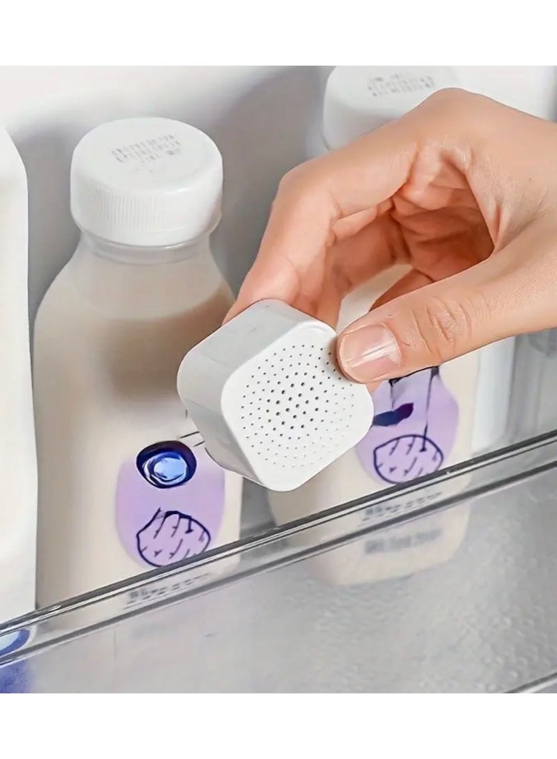 كلين ويف مزيل الروائح الكريهة لثلاجة الكربون المنشط – مكعب تنقية الهواء الطبيعي يزيل الروائح ويحافظ على الطعام طازجًا – خالي من المواد الكيميائية، لا يحتاج إلى طاقة، يدوم طويلاً لجميع موديلات الثلاجة - Image 4