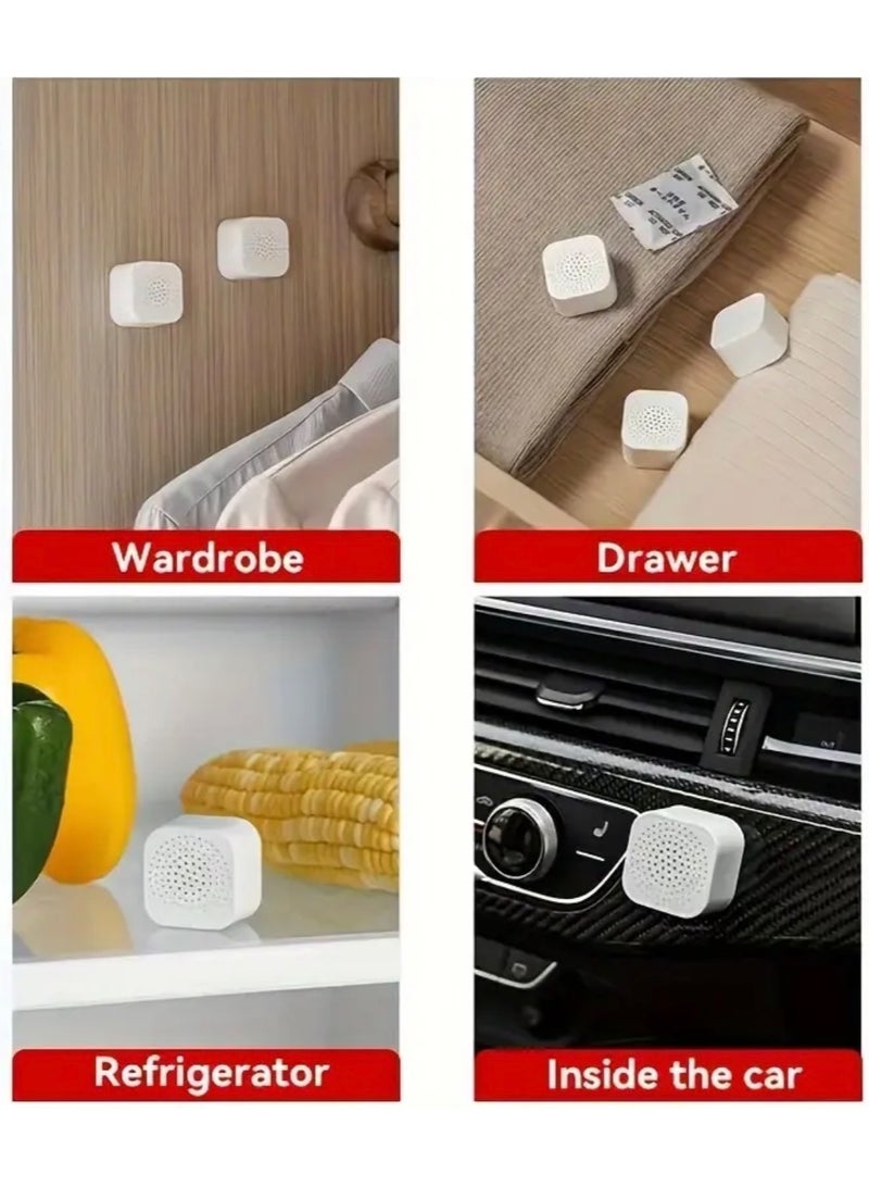 كلين ويف مزيل الروائح الكريهة لثلاجة الكربون المنشط – مكعب تنقية الهواء الطبيعي يزيل الروائح ويحافظ على الطعام طازجًا – خالي من المواد الكيميائية، لا يحتاج إلى طاقة، يدوم طويلاً لجميع موديلات الثلاجة - Image 5