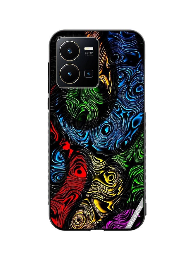 Protective Case Cover For Vivo Y35 Multicolor Design