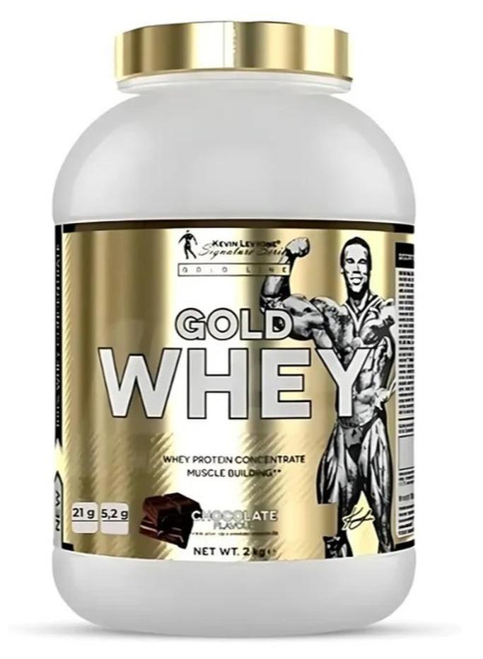 KEVIN LEVRONE Gold Whey, 100% Whey Concentrate, Chocolate Flavour, 2kg