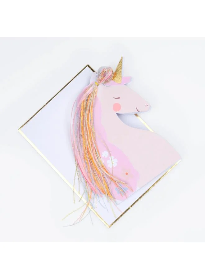 Meri Meri Unicorn Birthday Card