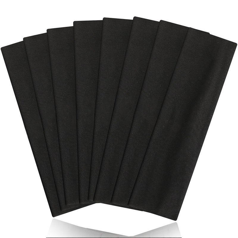 VANRUID Headbands for Women 8PCS, Non Slip Sports Headband Elastic Soft Running Fashion Headband Absorb Sweat Headbands for Men for Women - Image 1