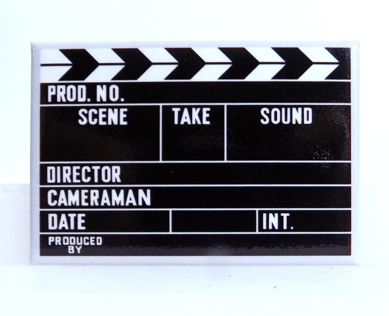 Generic Movie Film Clap Board Refrigerator Magnet 2 X 3 Director Film Maker Actors Actress GS100