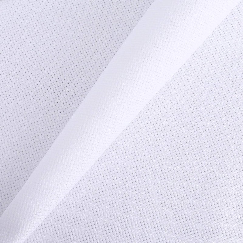 Donmon Aida Cloth 14 Count Cross Stitch Fabric,60×39inch (White) - Image 1