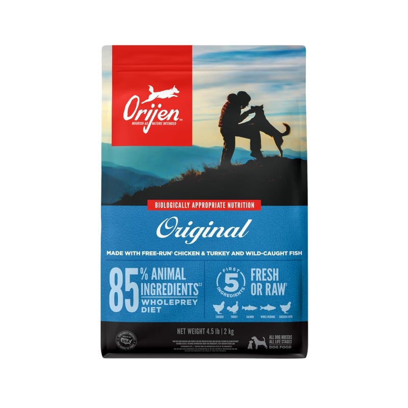 ORIJEN Grain Free High Protein Dry Dog Food Original Recipe 4.5lb Bag - Image 1