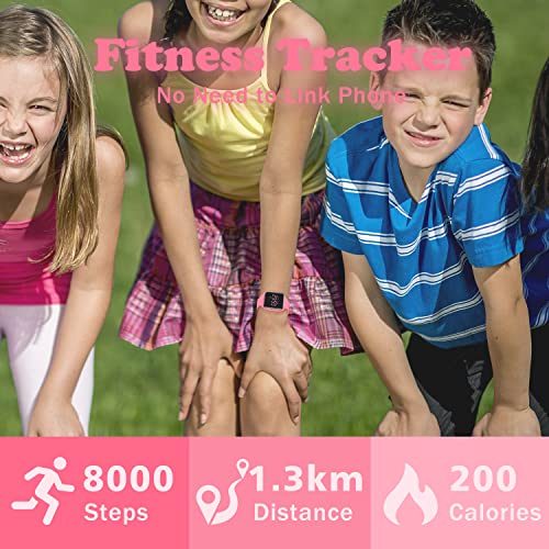 A ALPS Kids Watches for Girls Boys Digital Sport Watch with Step Counter Pedometer Vibration Alarm Clock, No App Waterproof Fitness Tracker Kids Watch Boys Girls Teens Students Ages 5-16 - Image 2
