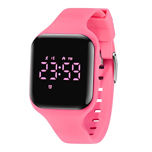A ALPS Kids Watches for Girls Boys Digital Sport Watch with Step Counter Pedometer Vibration Alarm Clock, No App Waterproof Fitness Tracker Kids Watch Boys Girls Teens Students Ages 5-16 - Image 1