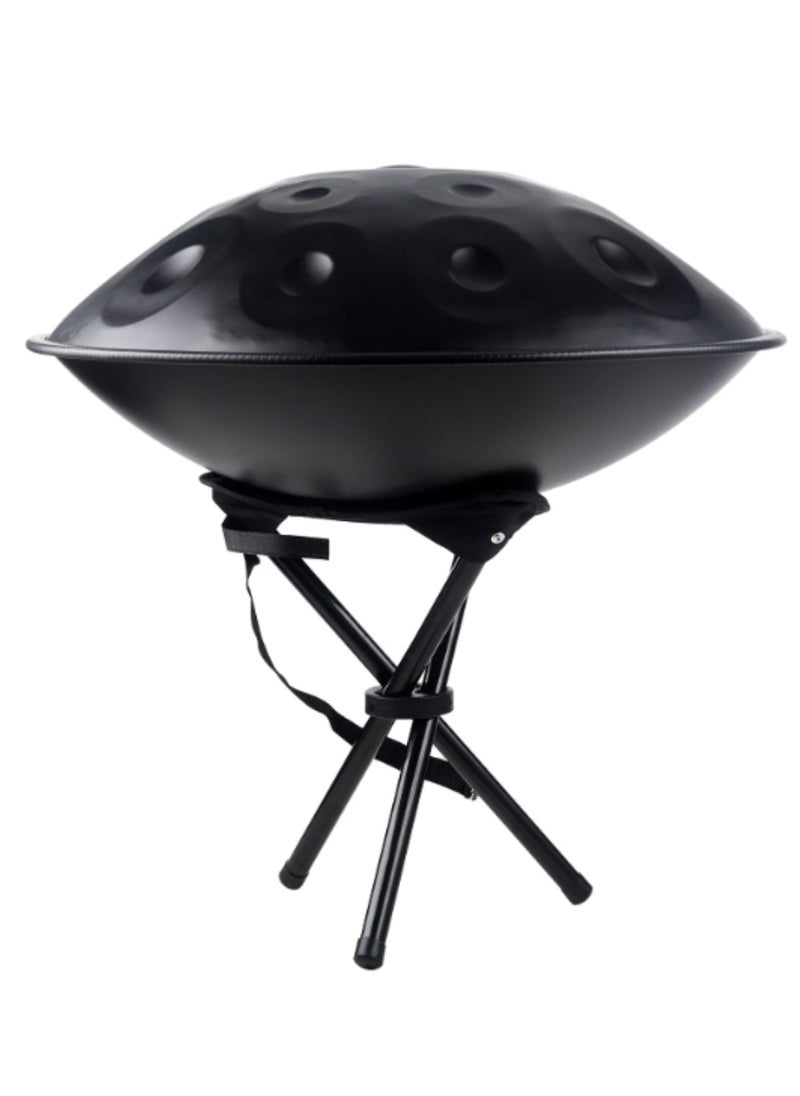 Megarya Professional Handpan D Minor 9 Notes Steel Tongue Drum, 22 Inch Steel Hand Drum, 432HZ, With Soft Handpan Bag, 2 Handpan Mallets, Handpan Stand, Cleaning Cloth and Belt  - Image 4