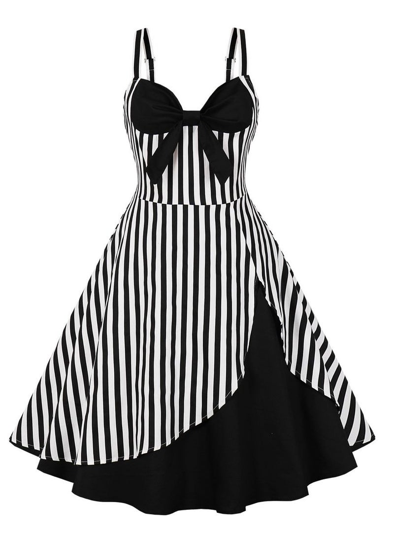 Women's New Fashion Striped Dress