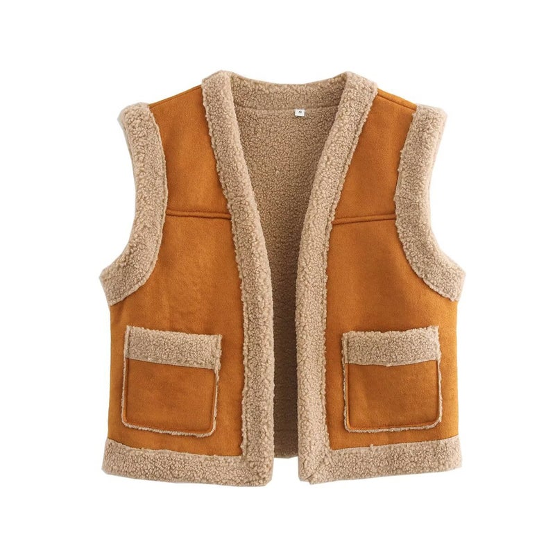 Clothing Popular Fashion Versatile Fur Vest - Image 1