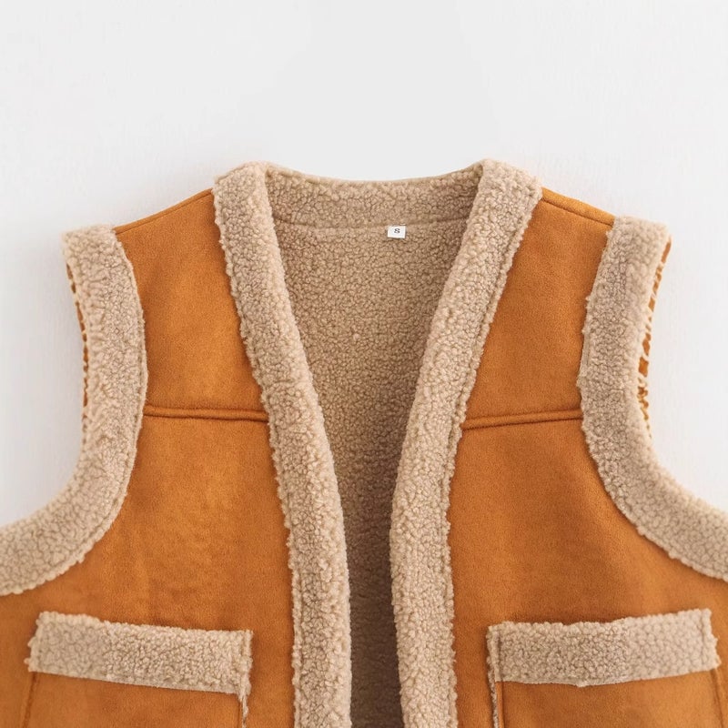 Clothing Popular Fashion Versatile Fur Vest - Image 3