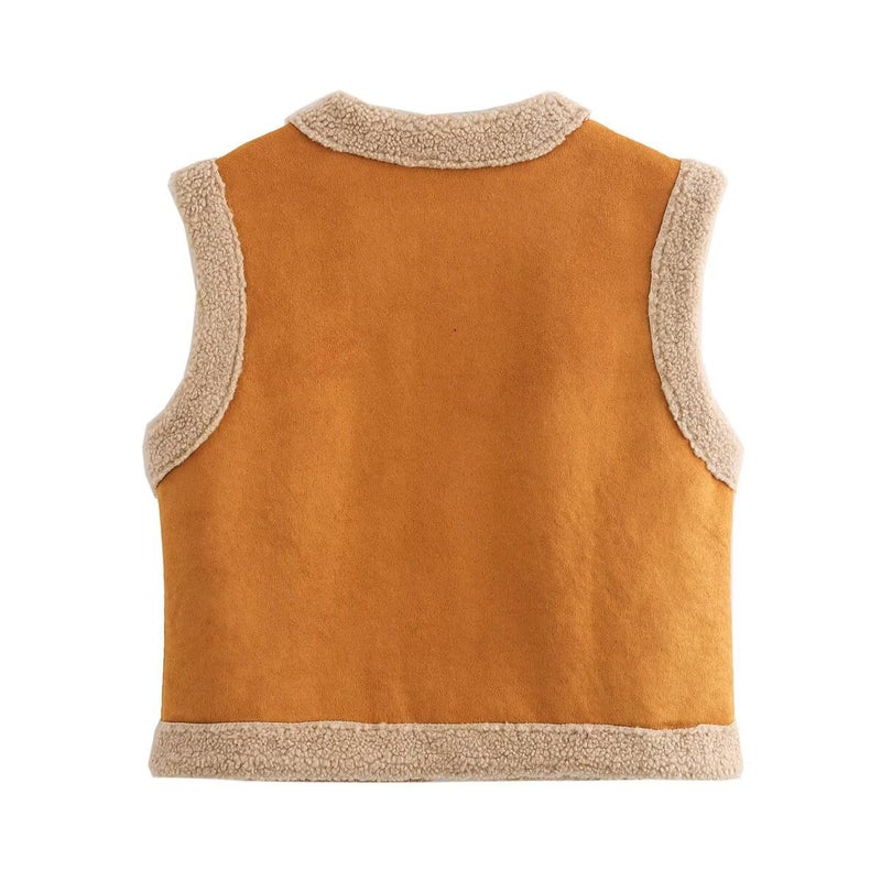 Clothing Popular Fashion Versatile Fur Vest - Image 5