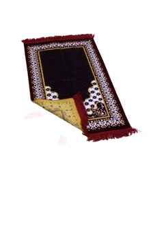 سمارت هوم سجادة صلاه مبطنة تركية مع جلال بتصميم رسوم إسلامية منقوشة مبطنة/شرشف صلاة 110*70 سم ، مقاس الجلال 250*200 سم  - Image 2