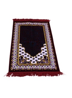 سمارت هوم سجادة صلاه مبطنة تركية مع جلال بتصميم رسوم إسلامية منقوشة مبطنة/شرشف صلاة 110*70 سم ، مقاس الجلال 250*200 سم  - Image 3
