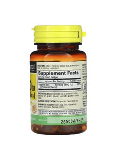 Mason Natural Mason Natural, Vitamin D3, 10 mcg (400 IU), 100 Softgels  - Image 2