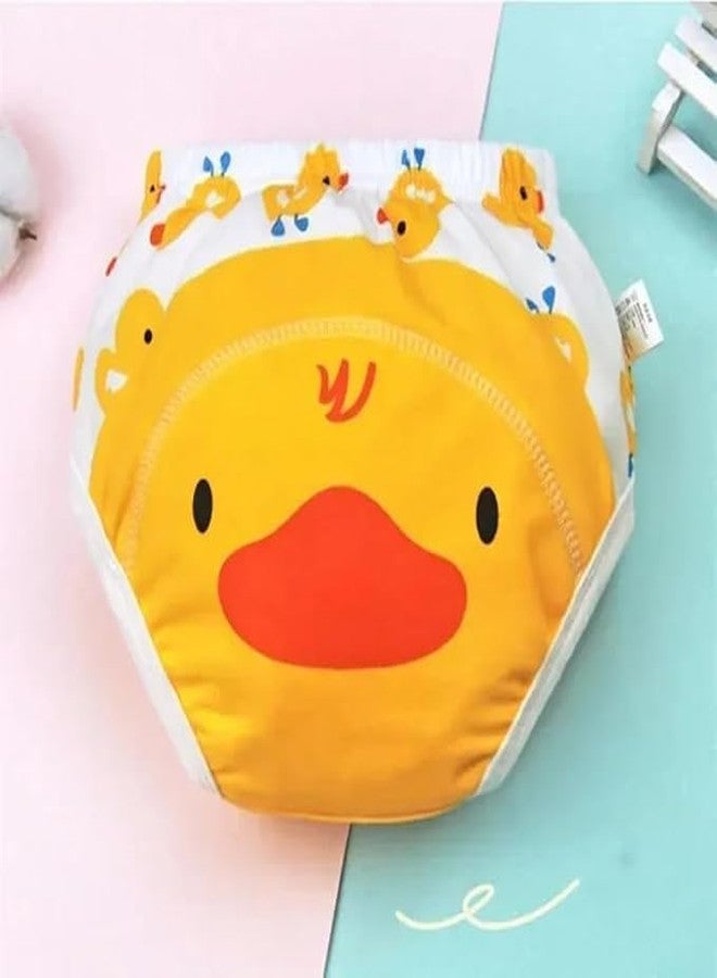 ASJAR Comfort Fit Baby Cloth Diaper | Reusable, Soft Cotton & Waterproof Layer | Random Fun Prints for Toddlers | Pack of 3 | Size-S | (M) - Image 2