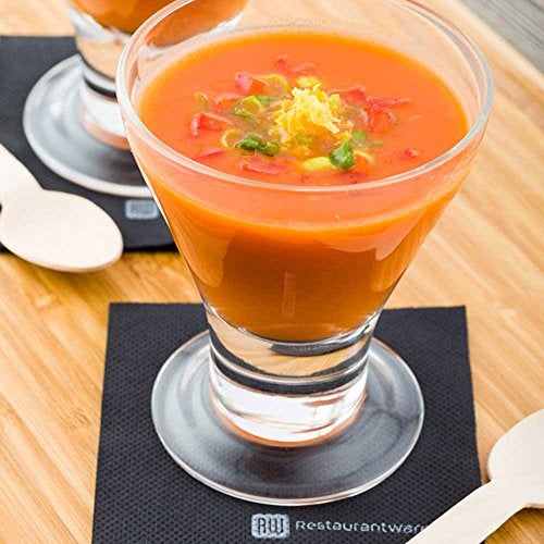 Restaurantware كؤوس مارتيني بدون ساق سعة 7 أونصات و 10 أكواب مقبلات صغيرة متوسطة - كؤوس مارتيني قصيرة شفافة قابلة للغسل في غسالة الصحون ومجمدة للمشروبات أو المقبلات - Image 3