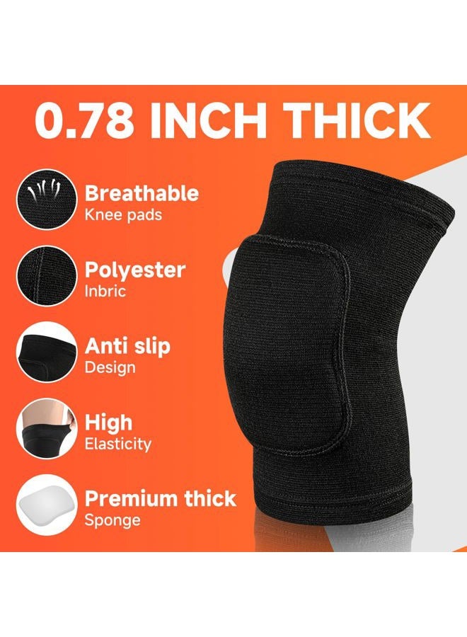 RYBTB Volleyball Knee Pads knee brace for Women Kids Girls，Soft and Breathable Knee Pads for Volleyball, Dancing, Football, Yoga, Basketball, and Skating - Protective Knee Pads for Adults and Kids (Black, - Image 3