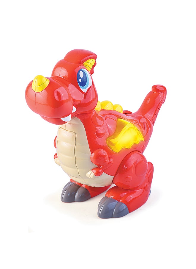 Happy Kids Little Learners Fairy Tales Animals - Light And Sound, Multi-articulated Head And Legs, Dragon  - Image 3