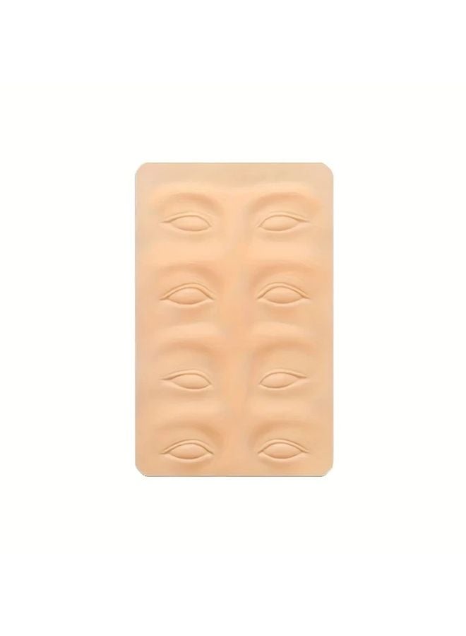 جلد تدريب الحواجب فاتح البيج لممارسة الميكروبلادينغ الدائم قطعة واحدة - Image 1