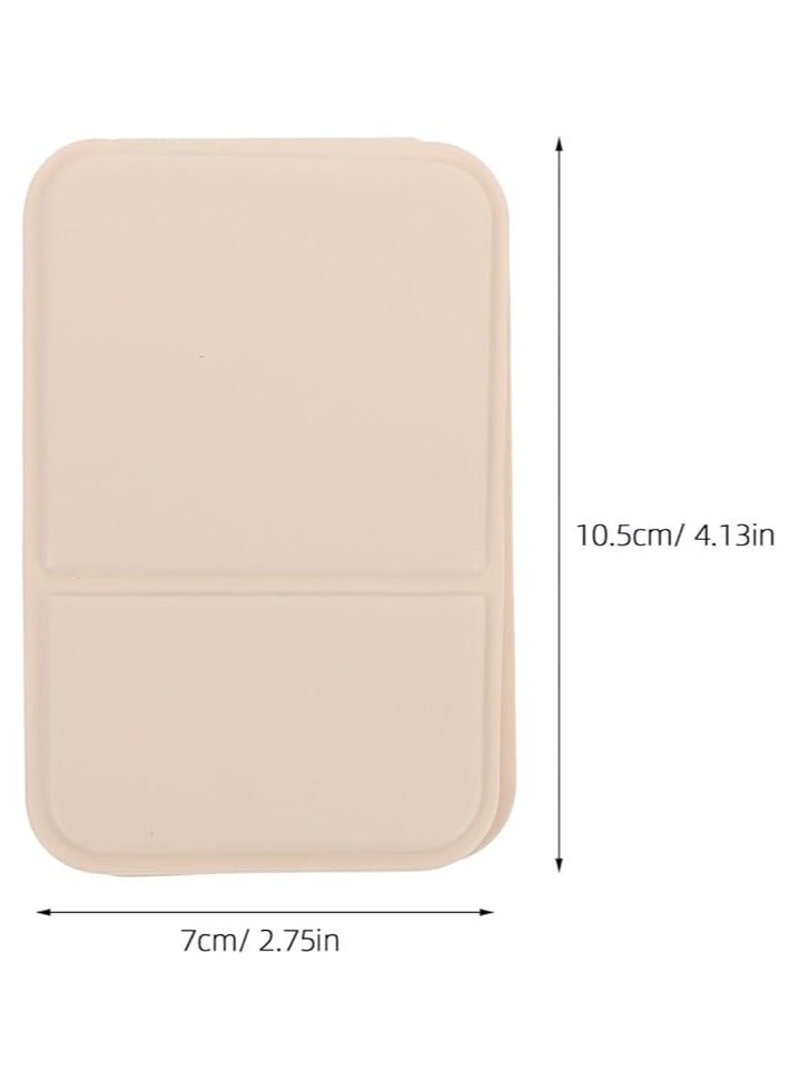 ZO7 Portable Foldable Makeup Mirror – Compact Travel Pocket Size, Lightweight Standing Vanity Mirror for Purse, Bag & Daily Use - Image 2