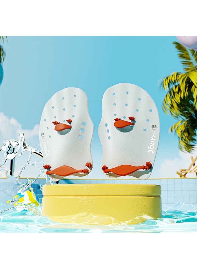 Generic Swimming Flippers Adult Freestyle Breaststroke Arm Trainer Children's Swimming Special Paddling Palm Silicone Palmer 