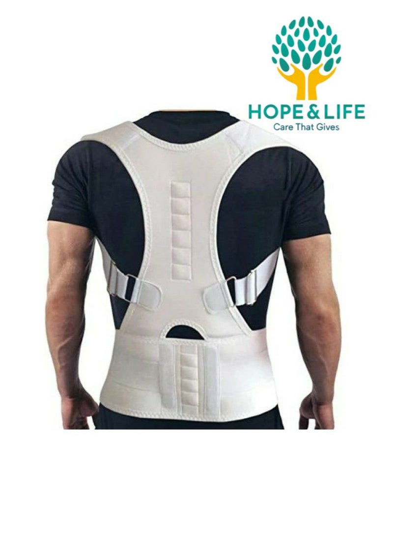 Hope And Life The Back Belt For Posture Correction And Shoulder Straightening Is Made Of Strong, Breathable Material That Is Comfortable To Wear - Size L  - Image 1