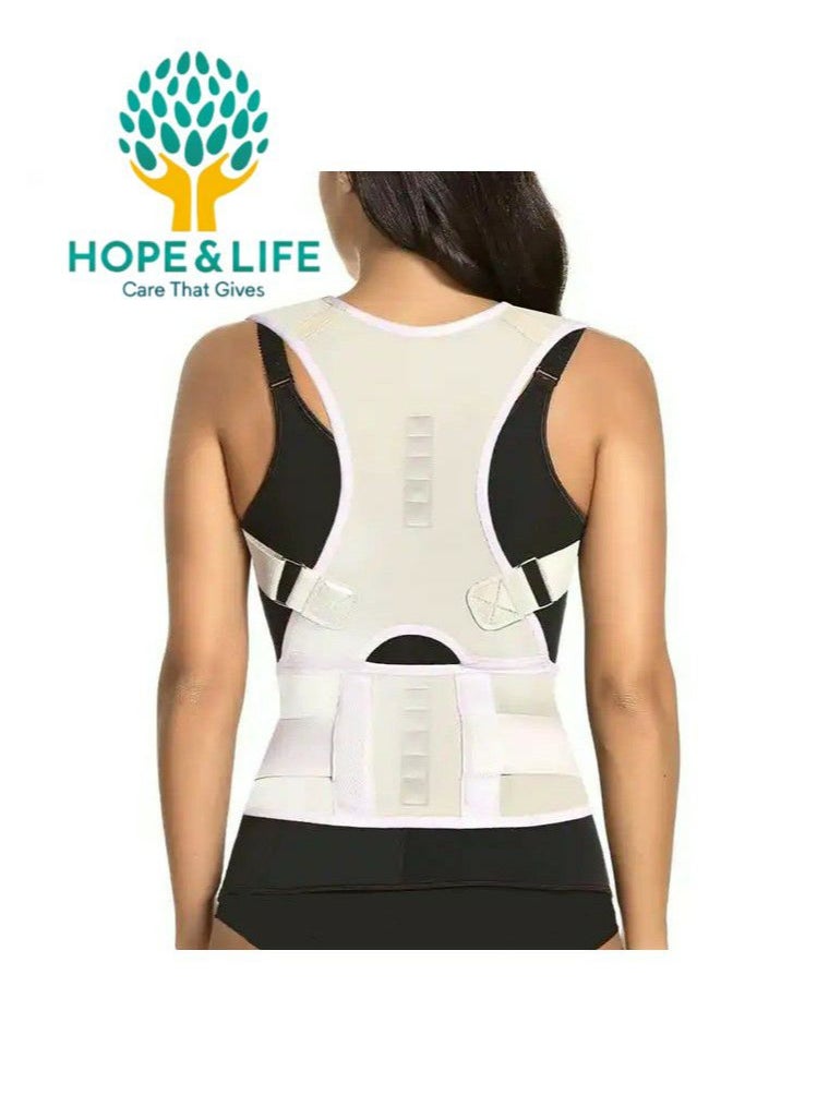 Hope And Life The Back Belt For Posture Correction And Shoulder Straightening Is Made Of Strong, Breathable Material That Is Comfortable To Wear - Size L  - Image 3