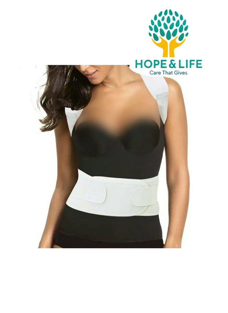 Hope And Life The Back Belt For Posture Correction And Shoulder Straightening Is Made Of Strong, Breathable Material That Is Comfortable To Wear - Size L  - Image 4