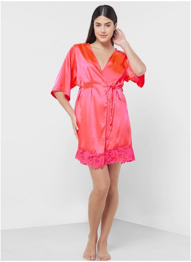 La Senza Tie Detail Robe  - Image 4