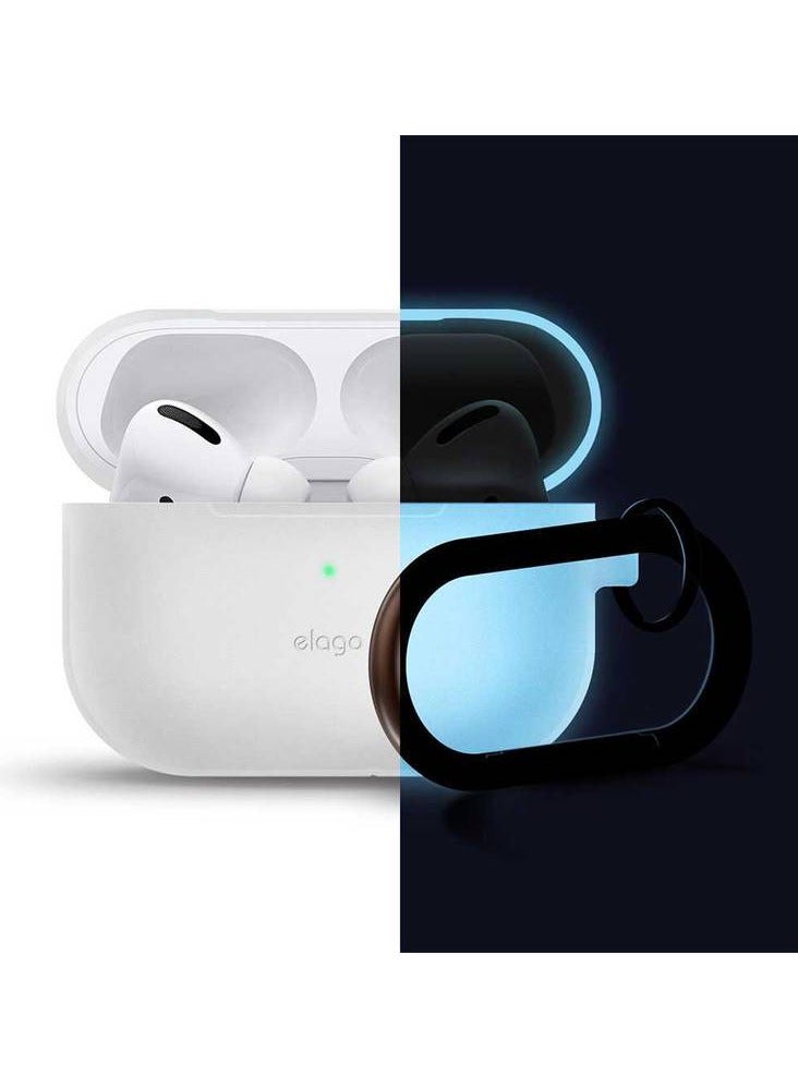 إلاغو حافظة تعليق أساسية لسماعات AirPods Pro / مواد عالية الجودة / تصميم سمك ملائم للإنسان مع أداء مضاد للسقوط / فتحات دقيقة - أزرق متوهج - Image 1