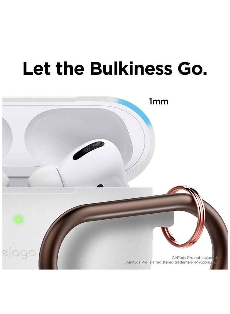 إلاغو حافظة تعليق أساسية لسماعات AirPods Pro / مواد عالية الجودة / تصميم سمك ملائم للإنسان مع أداء مضاد للسقوط / فتحات دقيقة - أزرق متوهج - Image 3