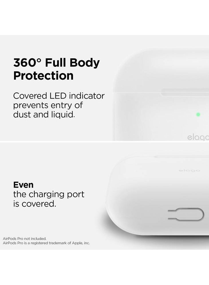 إلاغو حافظة تعليق أساسية لسماعات AirPods Pro / مواد عالية الجودة / تصميم سمك ملائم للإنسان مع أداء مضاد للسقوط / فتحات دقيقة - أزرق متوهج - Image 5