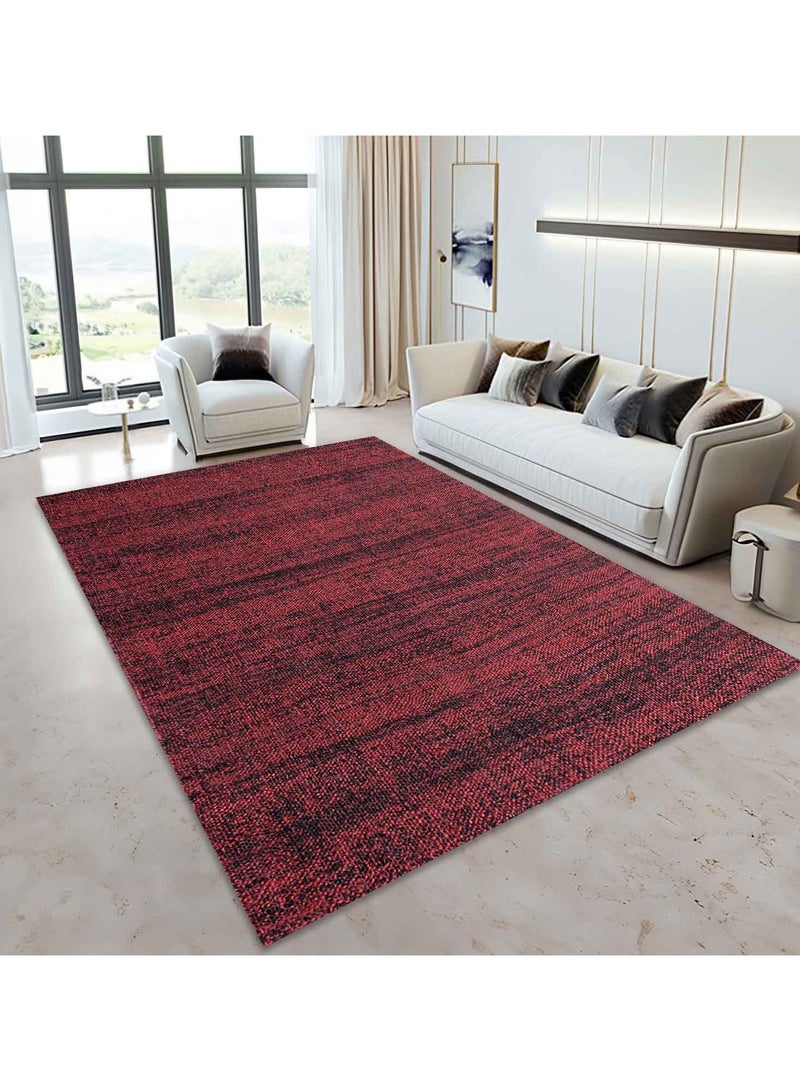 EVELYN- JUTE RUG - 200x300 CM- RED - Image 1