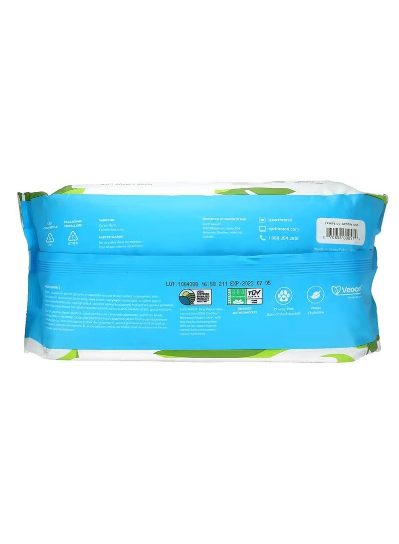 إيرث ريتد مناديل مبللة للكلاب بدون رائحة - Image 2