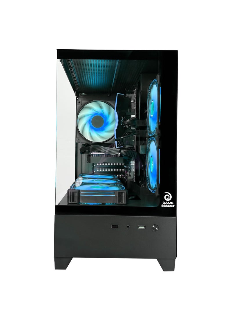 Game Sekret ChatGPT said:  حاسوب الألعاب Level Gaming PC من Game Sekret – بمعالج Intel Core i5-12400F، وبطاقة رسوميات GeForce RTX 3050 سعة 8 جيجابايت، وذاكرة DDR4 بسعة 16 جيجابايت، وتخزين SSD من نوع M.2 NVMe بسعة 1 تيرابايت، ومبرّد هوائي، ولوحة أم H610، ومزوّد طاقة بقدرة 500 واط بمعيار 80+، واتصال WiFi وBluetooth، ونظام تشغيل Windows 11 Pro، مع ضمان لمدة سنة واحدة. None - Image 3