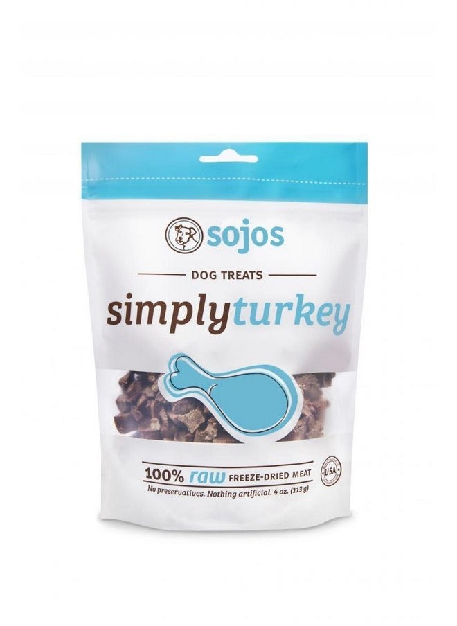 Sojos Sojos Simply Turkey Dog Treats, 4 Oz - 2 Pack 