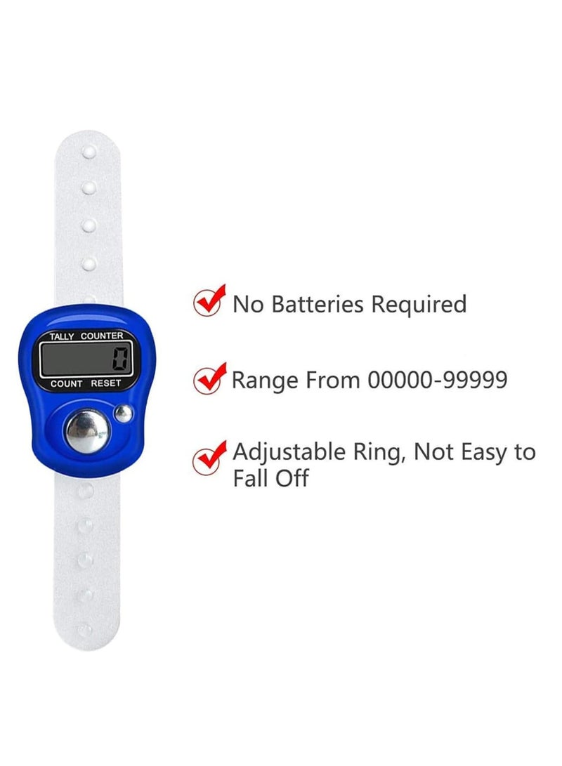 Electronic finger counter with digital LCD display and reset capability, ideal for golf hand counting, counting goods, counting turns in knitting, easy to use and practical design - Image 4