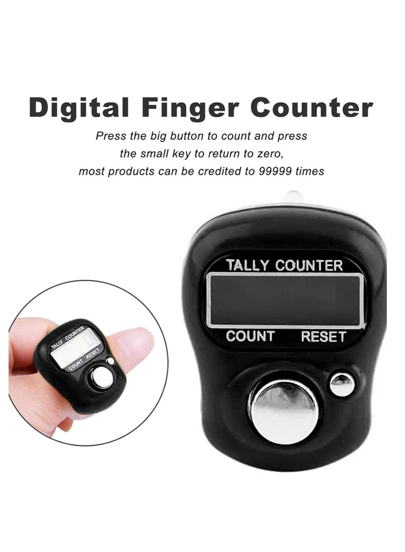 Electronic finger counter with digital LCD display and reset capability, ideal for golf hand counting, counting goods, counting turns in knitting, easy to use and practical design - Image 3
