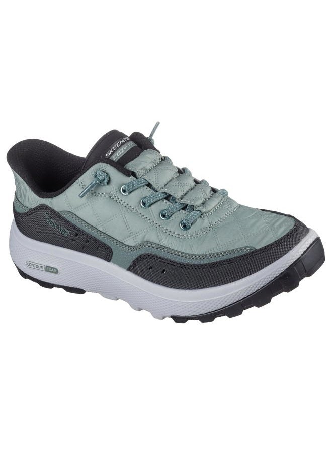 SKECHERS Women's Urban Explore Hands Free Slip-ins Sneaker, Olbk=olive/Black, 38 EU - Image 1