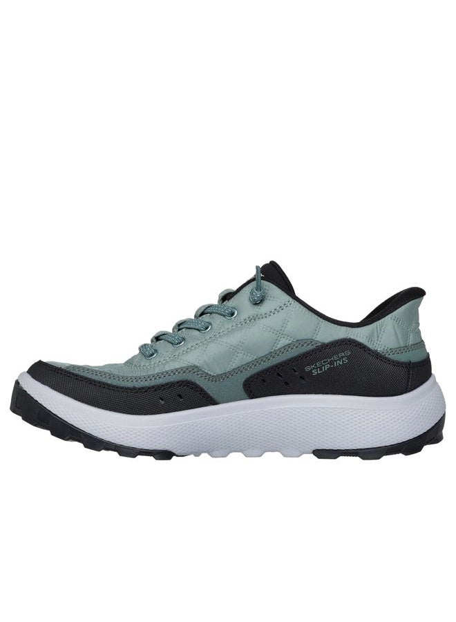 SKECHERS Women's Urban Explore Hands Free Slip-ins Sneaker, Olbk=olive/Black, 38 EU - Image 2