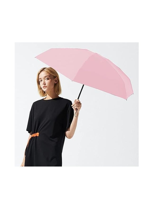 SYOSI - Travel Sun Rain Umbrella for Walking With Case, Compact UV Umbrella for Sun and Rain,Lightweight Portable,Windproof Parasol Umbrella UV Protection for Women and Men - Image 1