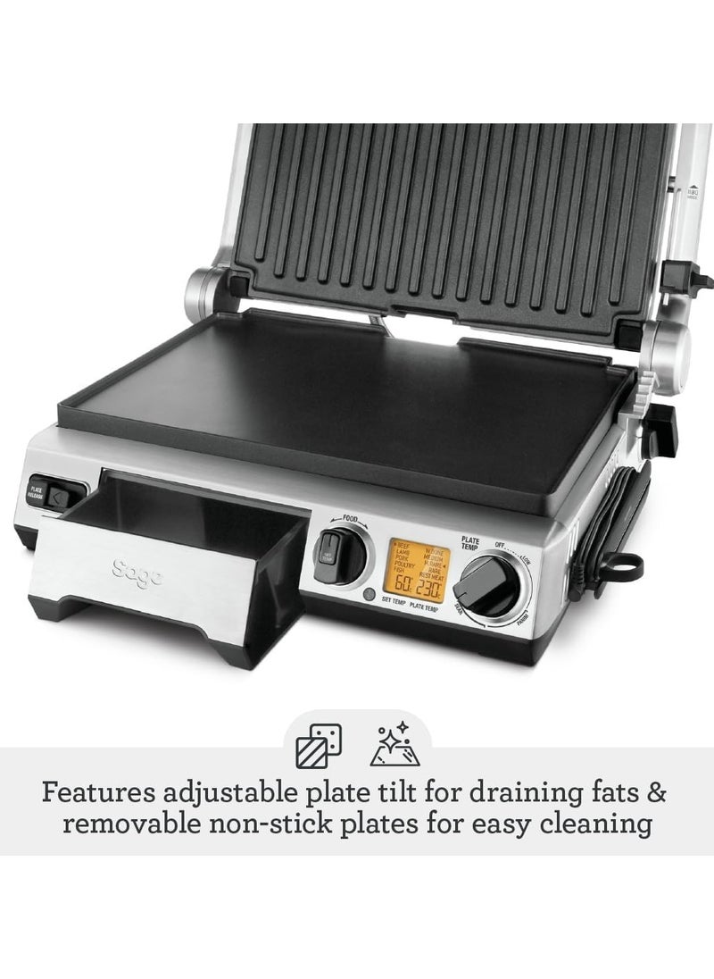 Sage - Sage - The Smart Grill Pro, Brushed Stainless Steel - UAE Version, 2 Year Manufacturer Warranty - Image 1