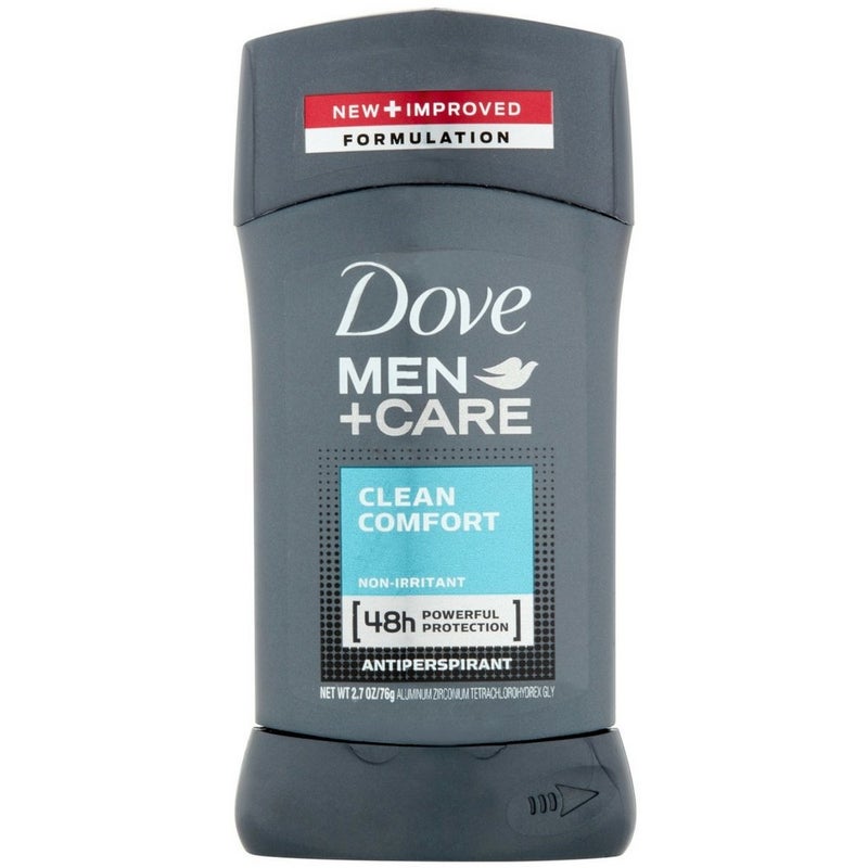 Dove Men+Care Antiperspirant Deodorant Stick Clean Comfort 2.7 oz