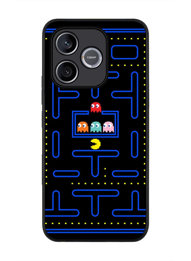 Stylizedd For Honor 600 Lite / 500 Smart / Honor X80i Case,Slim fit Camera Protection, Shockproof Thin Phone cover  - Pacman - Image 1