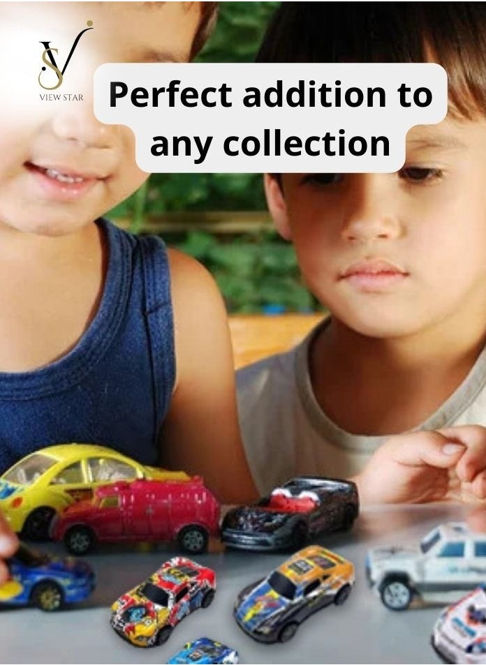 VIEW STAR Viewstar Pack of 35 Pull Back Metal Toy Cars - Mini Sports Cars for Kids, Car Toys For Boys & Girls - Random Model & Colors cars For Children - Sports Pull Back Cars  - Image 5