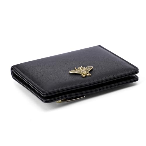 Altally Small Women Wallet RFID Blocking Bifold Pocket Wallet Slim Compact Ladies Purse Mini Wallets For Women (Black) - Image 4