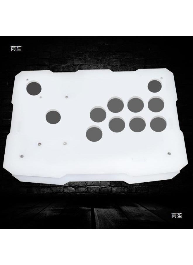 جنرال إطار من الأكريليك على شكل هيكل هزاز من Kings Arcade Frame DIY ملحقات صندوق آلة الروك من Arcade - لون المنتج: إطار أكريليك أحمر بأربعة أزرار قوس  - Image 4