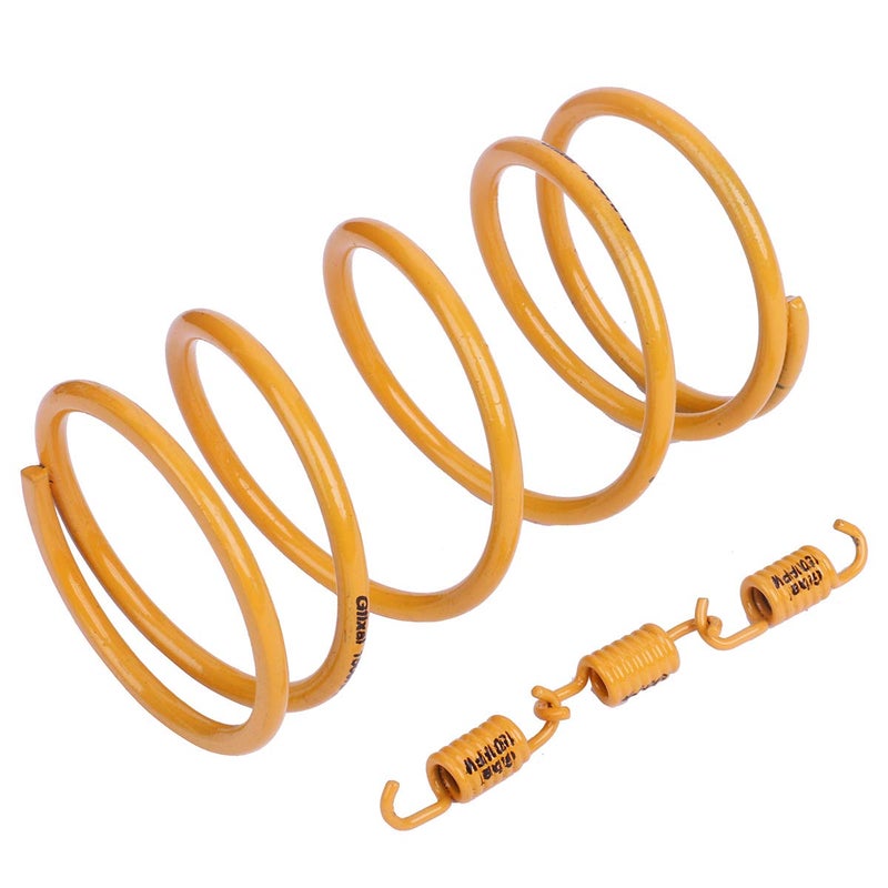 Glixal ATKS03902 Chinese Scooter High Performance Racing Torque Spring clutch springs GY6 50cc100cc 139QMB Engine Moped ATV 1500RPMYellow